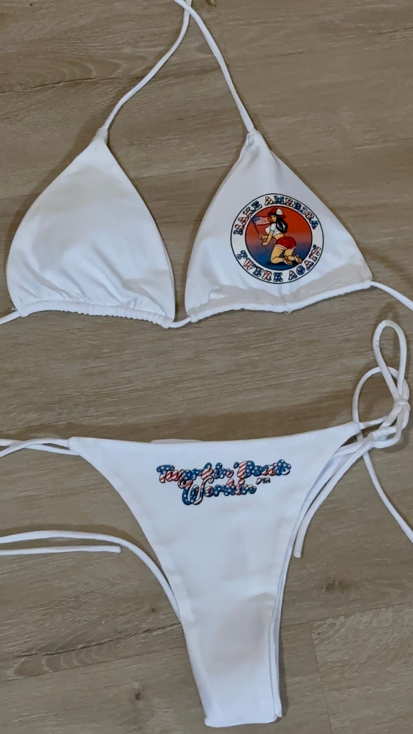 Make America Twerk Again TBW designed string thong Bikini
