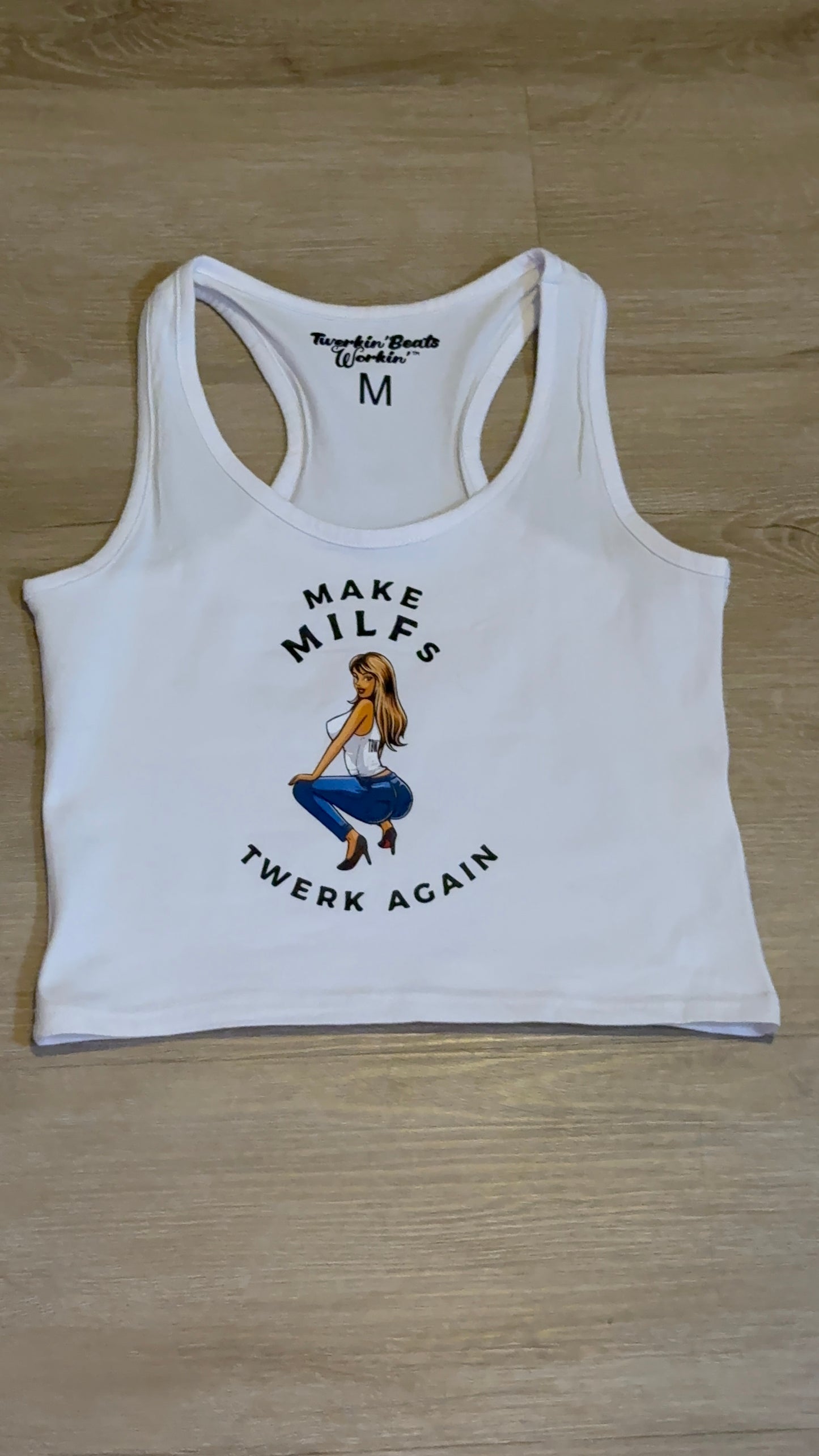 Make MILFs twerk tbw designed again tank top
