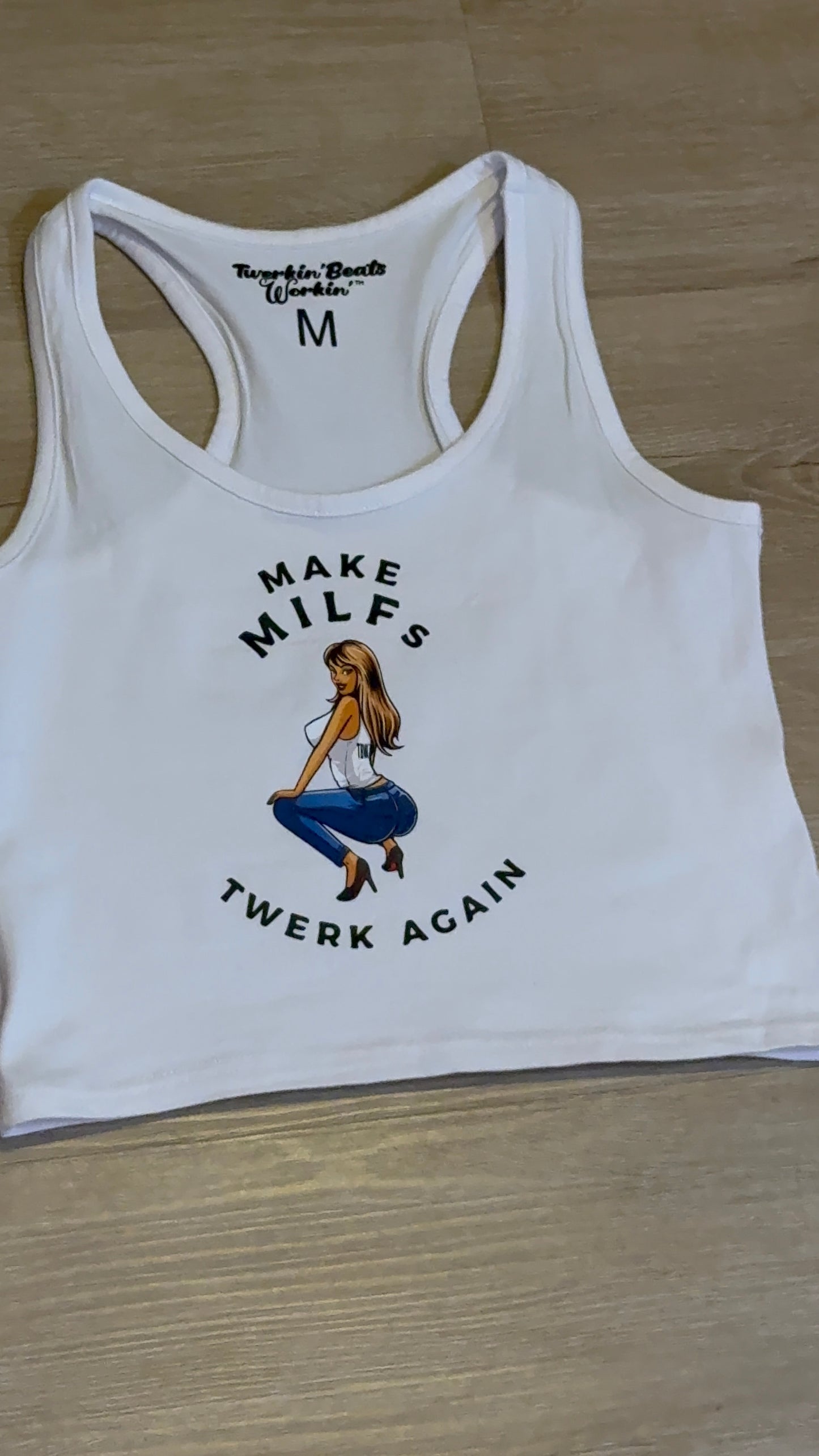Make MILFs twerk tbw designed again tank top