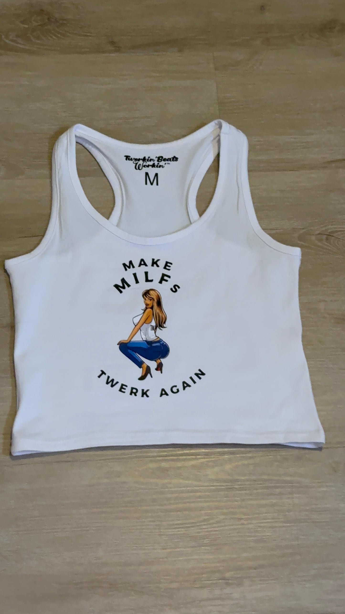 Make MILFs twerk tbw designed again tank top