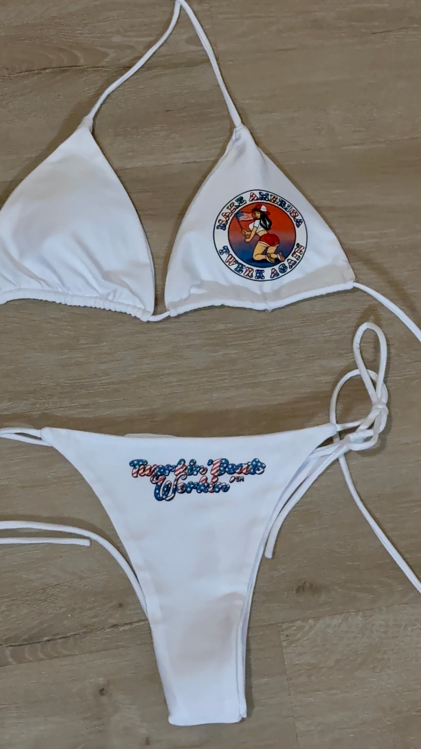 Make America Twerk Again TBW designed string thong Bikini
