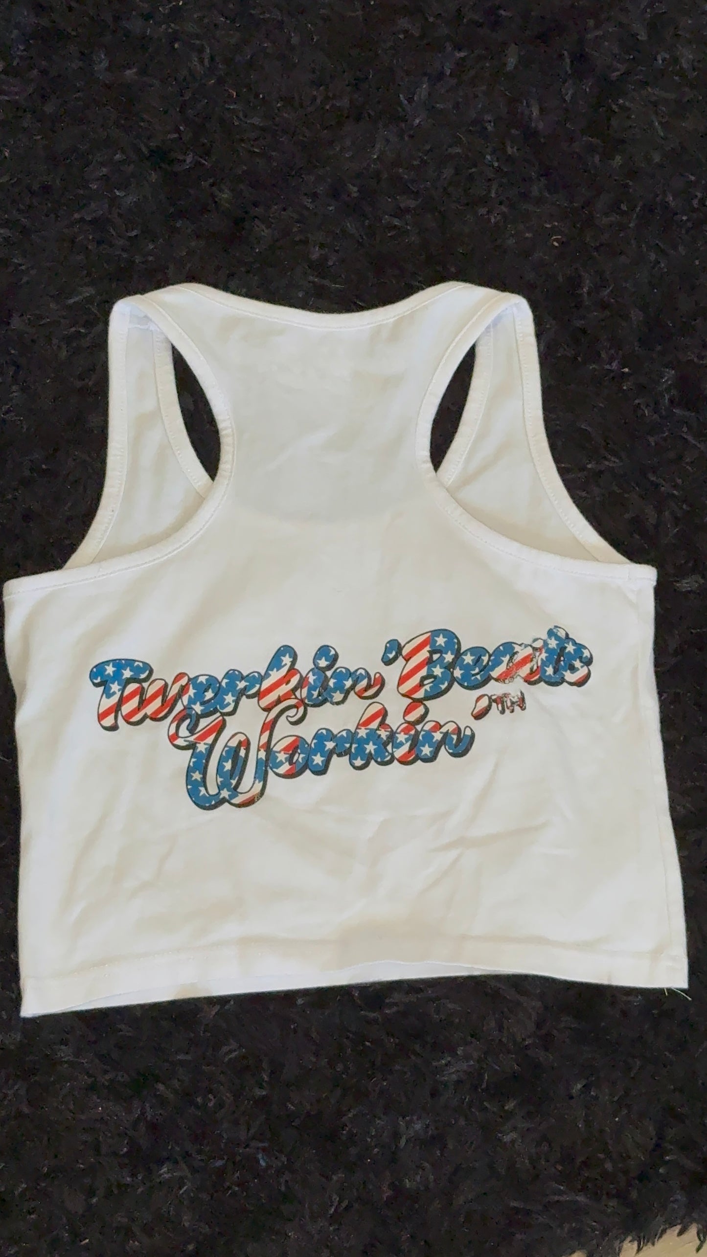 Make America twerk again twerkin’ beats workin’ design tank on front 🇺🇸