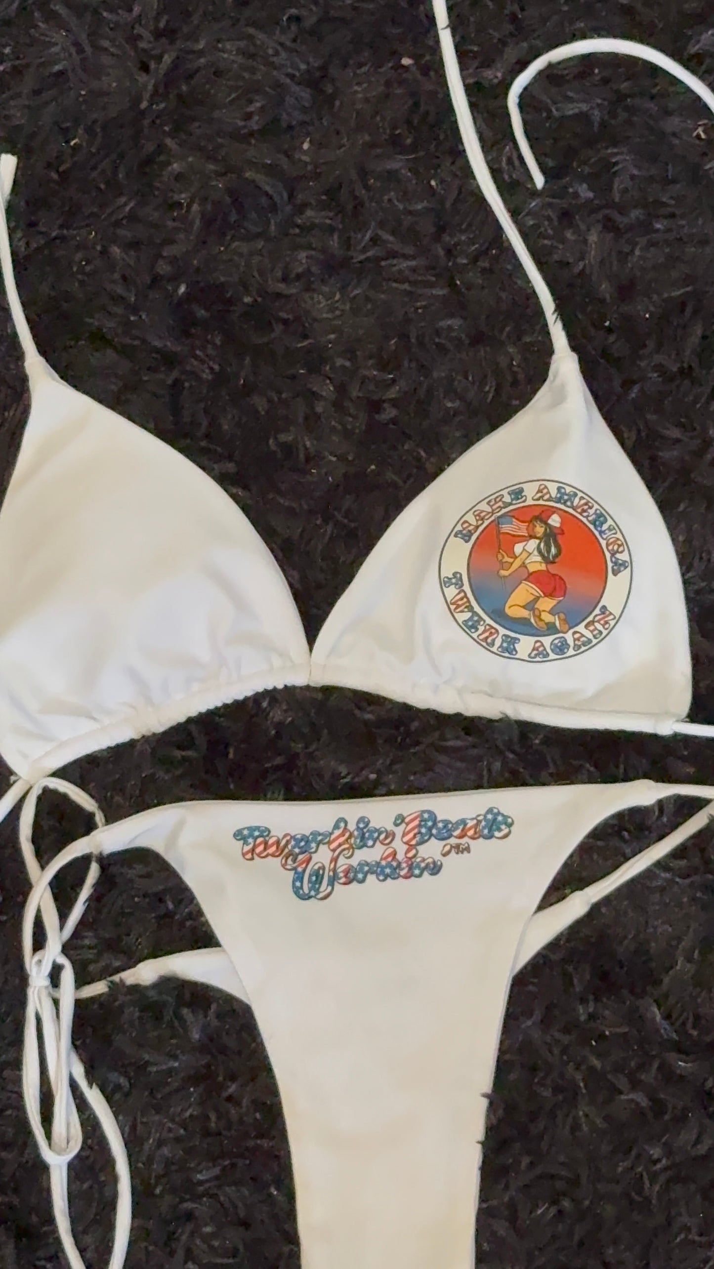 Make America Twerk Again TBW designed string thong Bikini