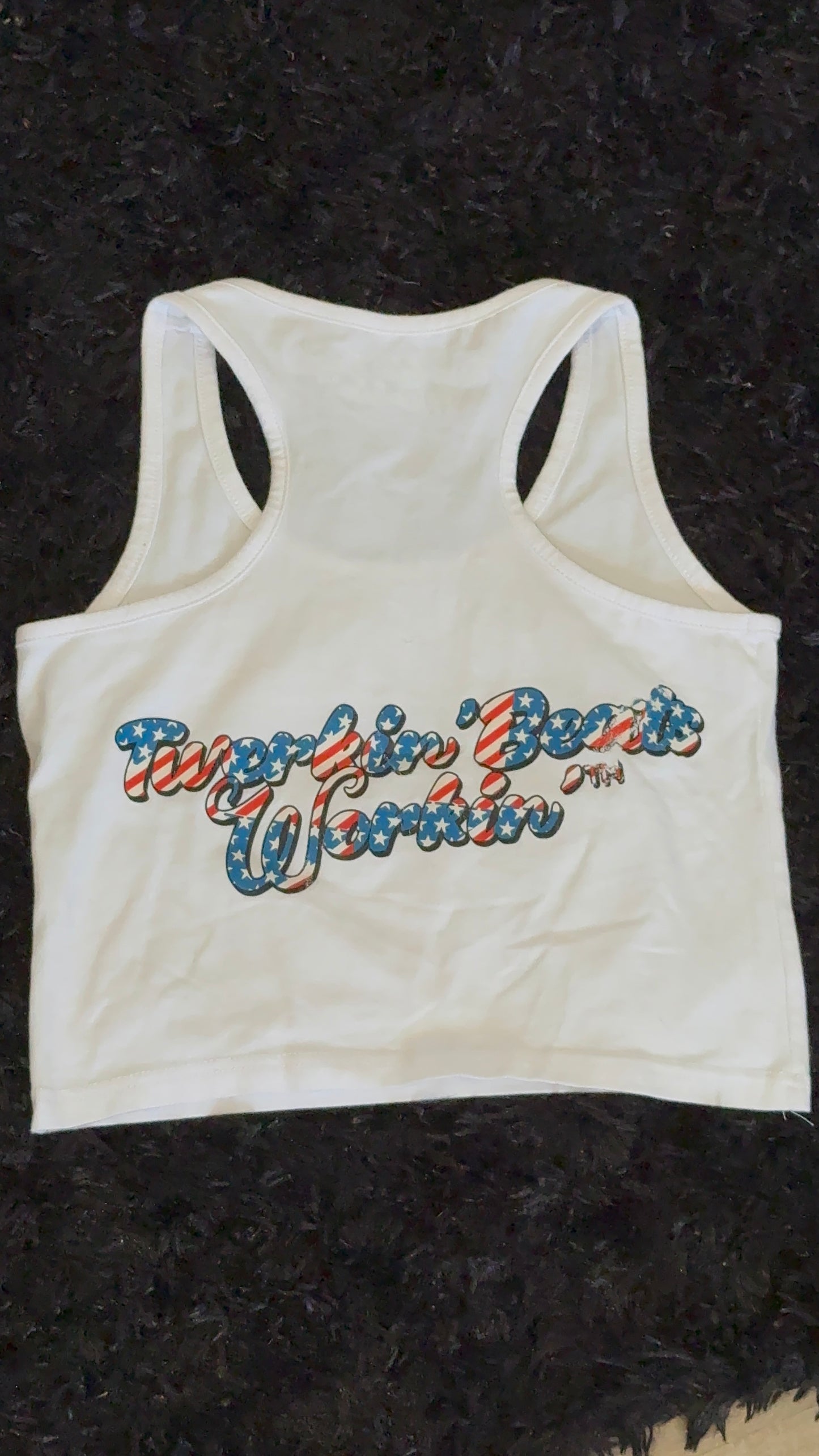 Make America twerk again twerkin’ beats workin’ design tank on front 🇺🇸