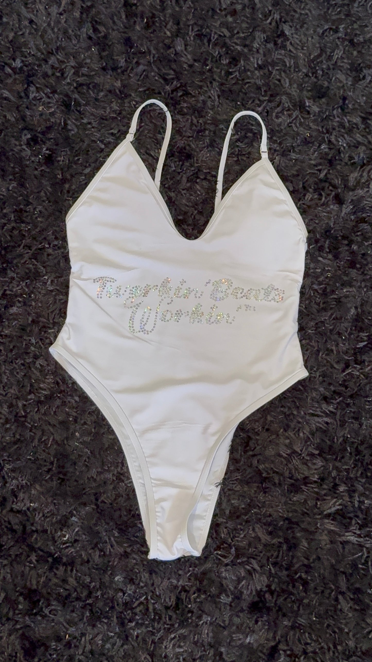 Pink and green TBW designed one piece