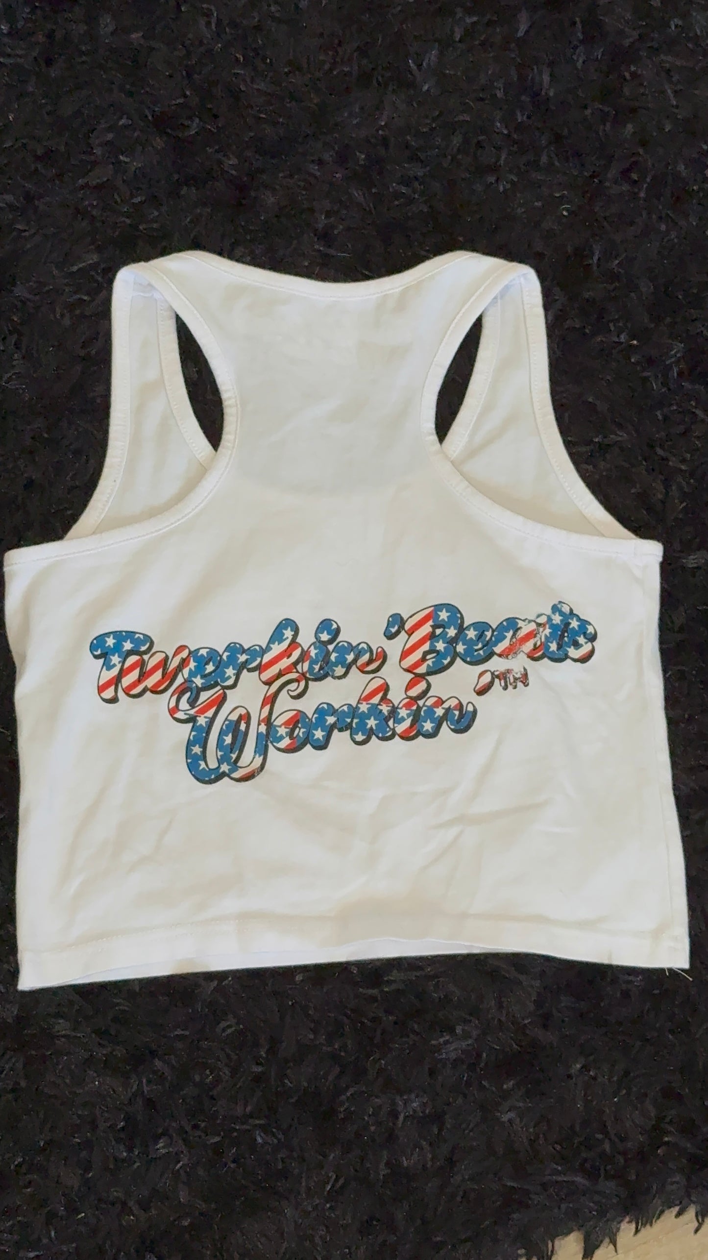Make America twerk again twerkin’ beats workin’ design tank on front 🇺🇸
