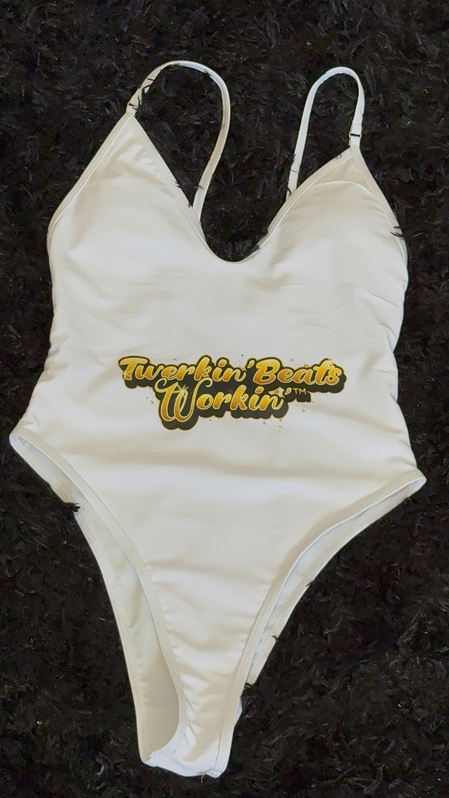 Gold Twerkin’ Beats Workin’ designed one piece