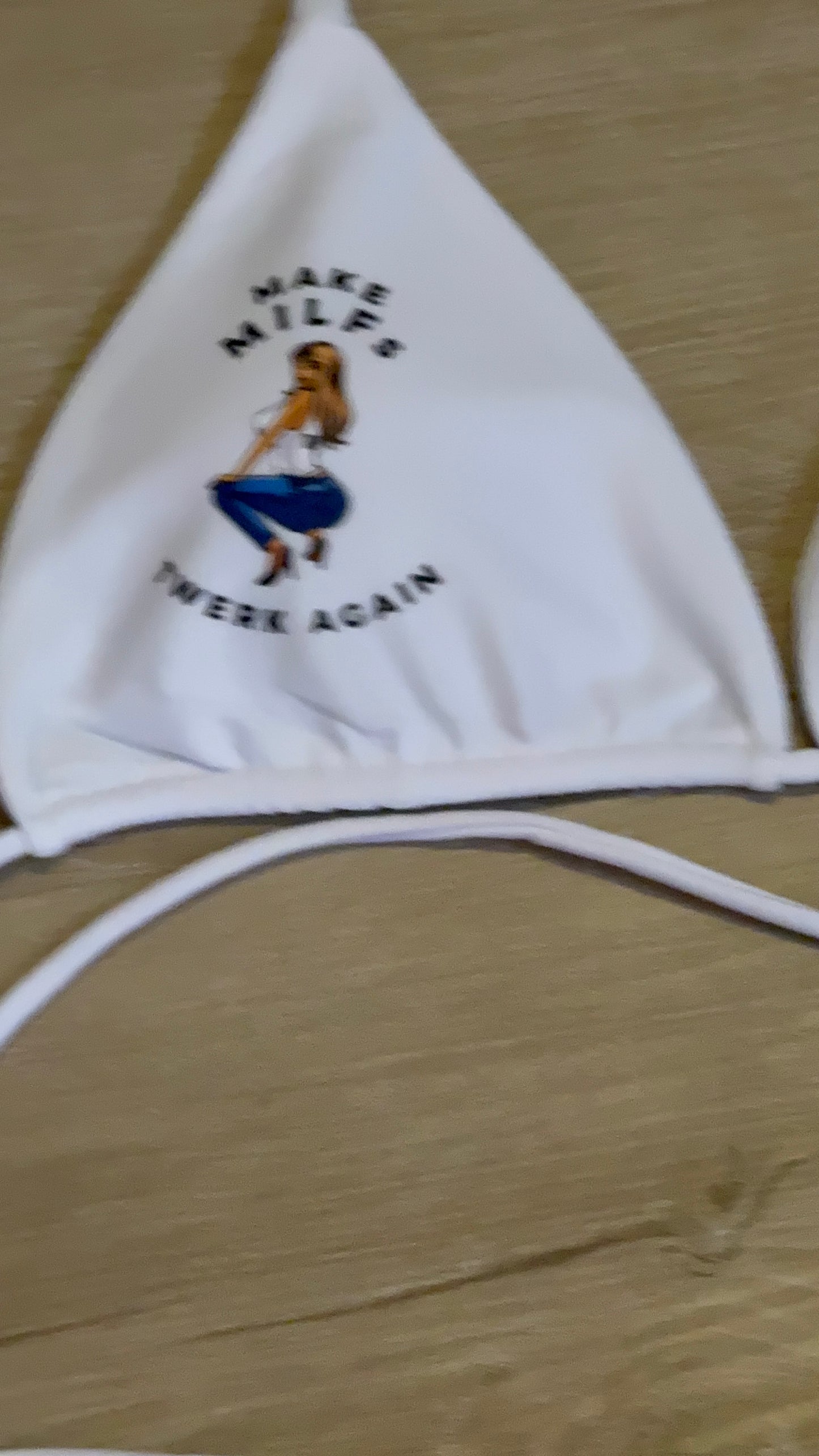 Make MILFs twerk again Twerkin’ Beats Workin’ designed bikini