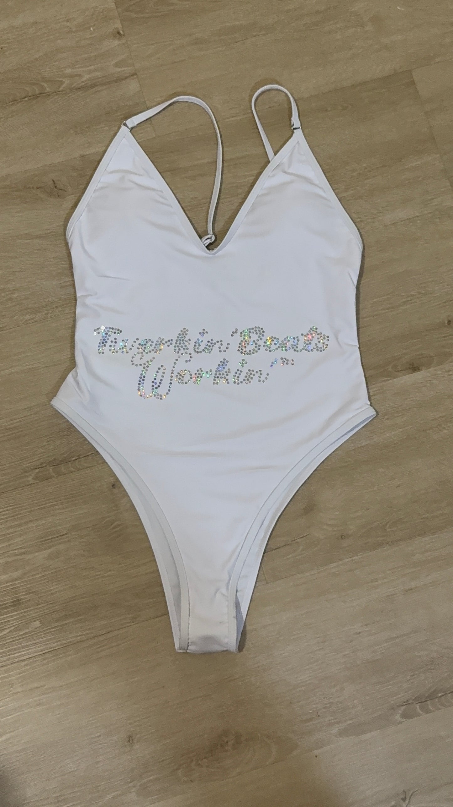 Purple and green booty designed Twerkin’ Beats Workin’ one piece