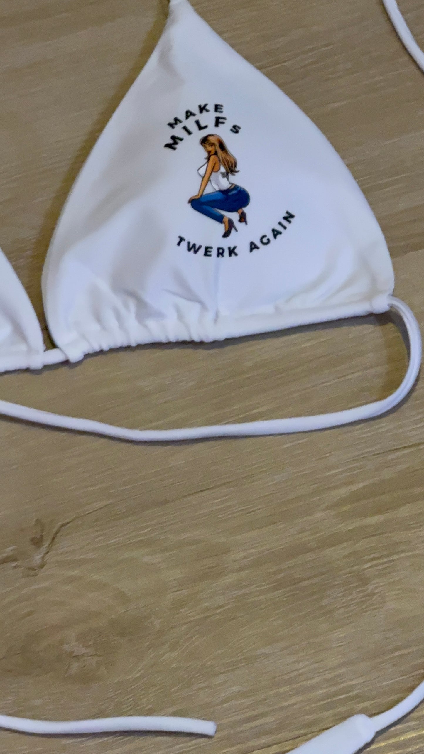 Make MILFs twerk again Twerkin’ Beats Workin’ designed bikini