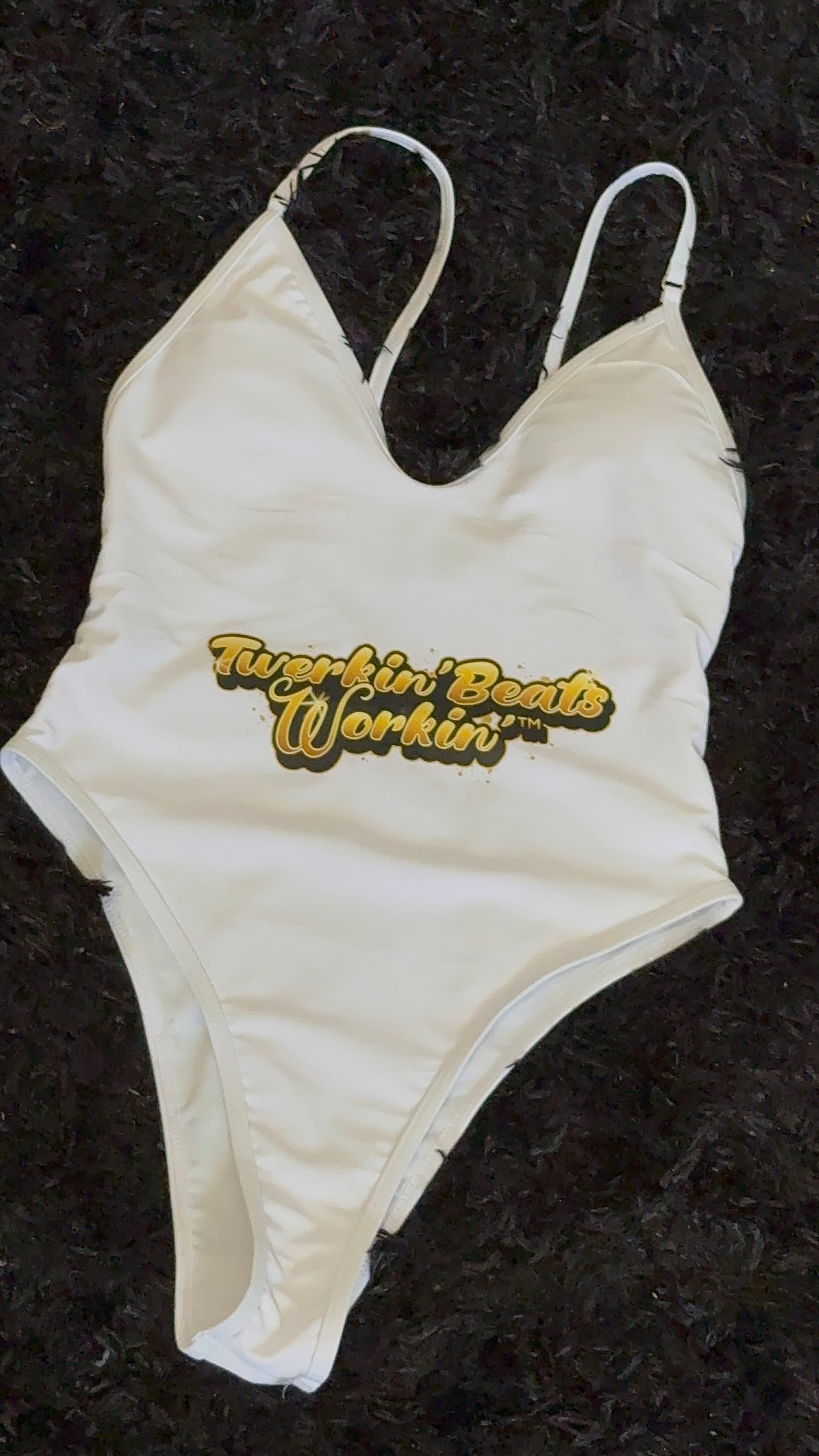Gold Twerkin’ Beats Workin’ designed one piece