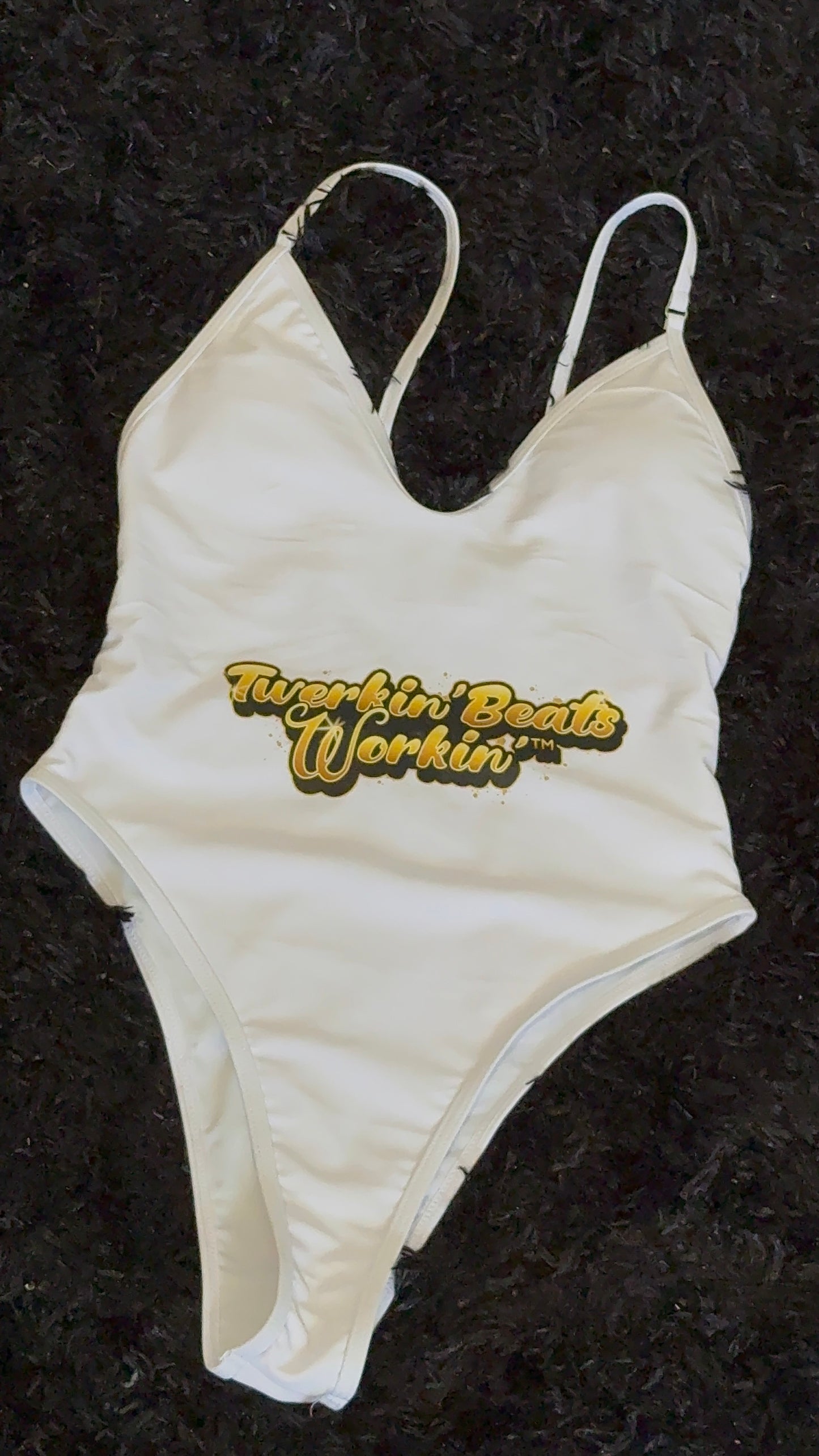 Gold Twerkin’ Beats Workin’ designed one piece