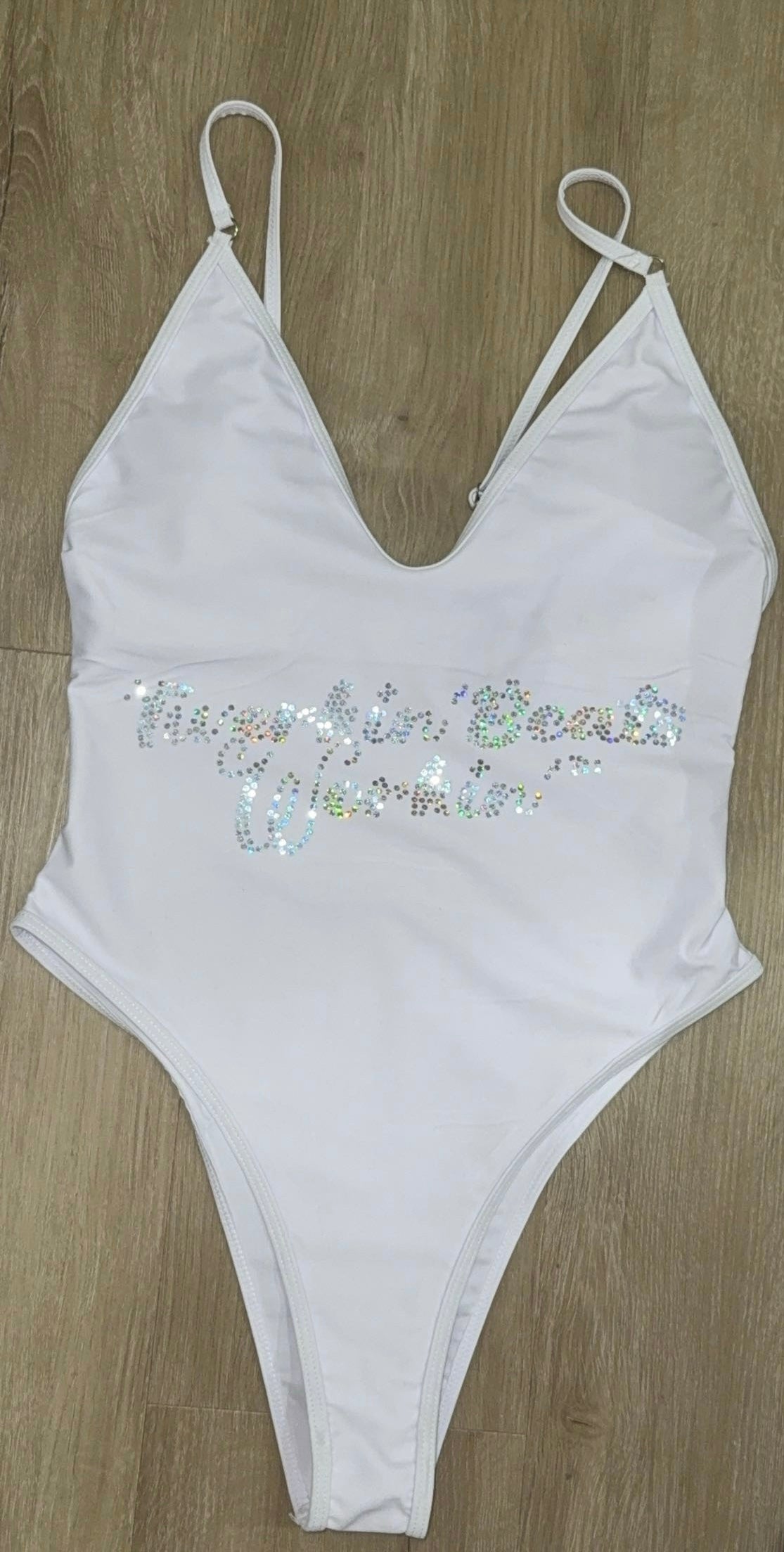 Pink and green TBW designed one piece