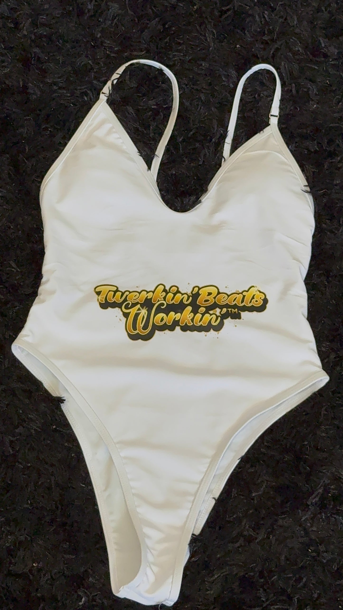 Gold Twerkin’ Beats Workin’ designed one piece