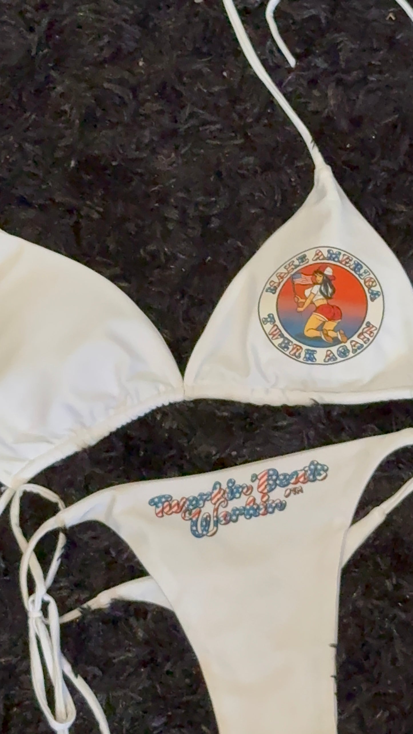 Make America Twerk Again TBW designed string thong Bikini