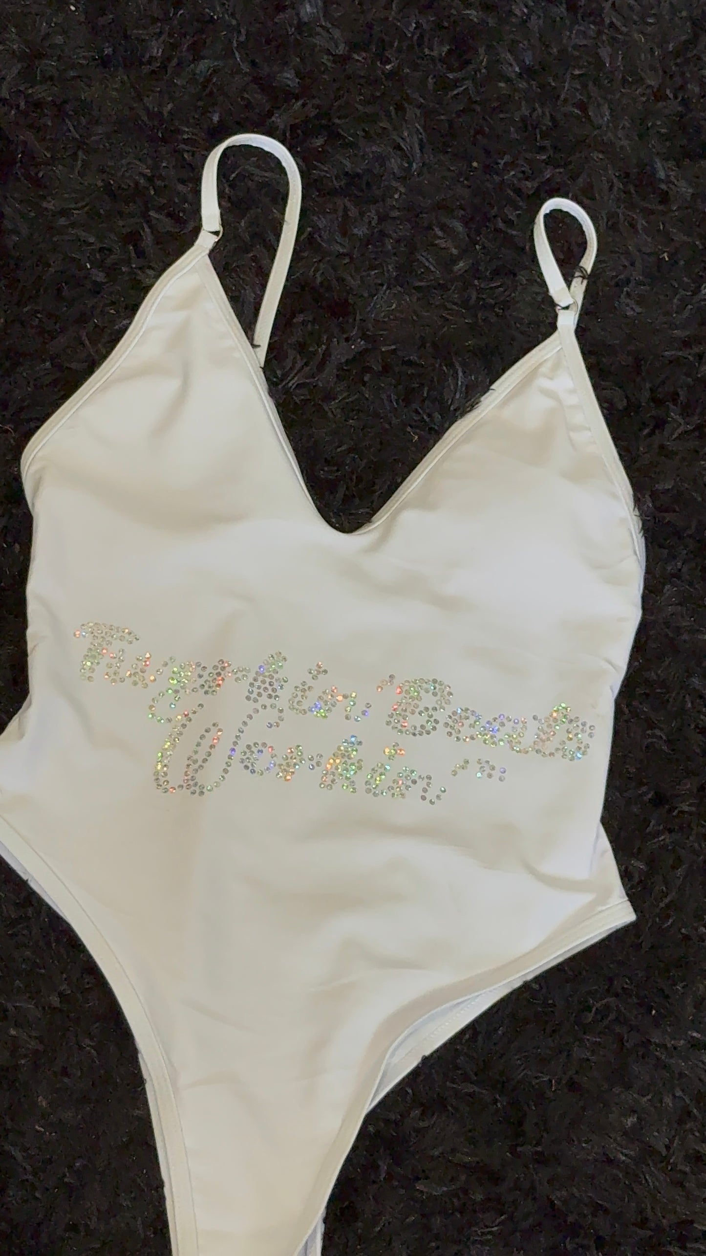 Purple and green booty designed Twerkin’ Beats Workin’ one piece