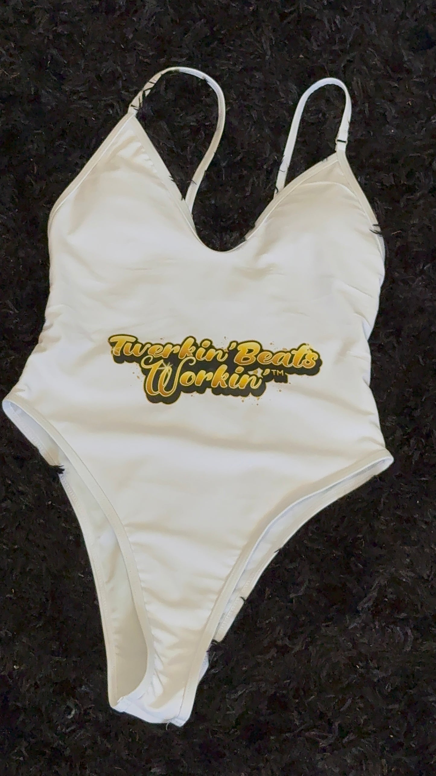 Gold Twerkin’ Beats Workin’ designed one piece